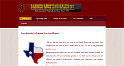 Desktop Screenshot of barnesauctionsales.com